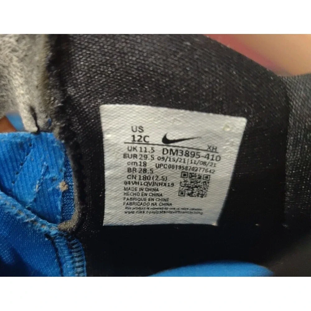 Nike Kyrie Infinity SE Blue Tie Dye Basketball Sneaker DM3895-410 Size 12C - Picture 8 of 8
